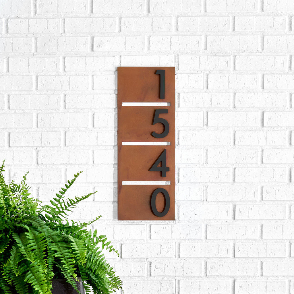 Black Magnetic Address Numbers - Mod Mettle