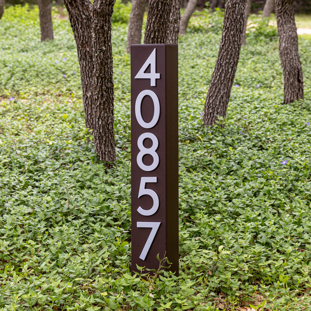 Sign Posts Lawn Walnut Creek XL Address Post Yard Sign | Mod Mettle