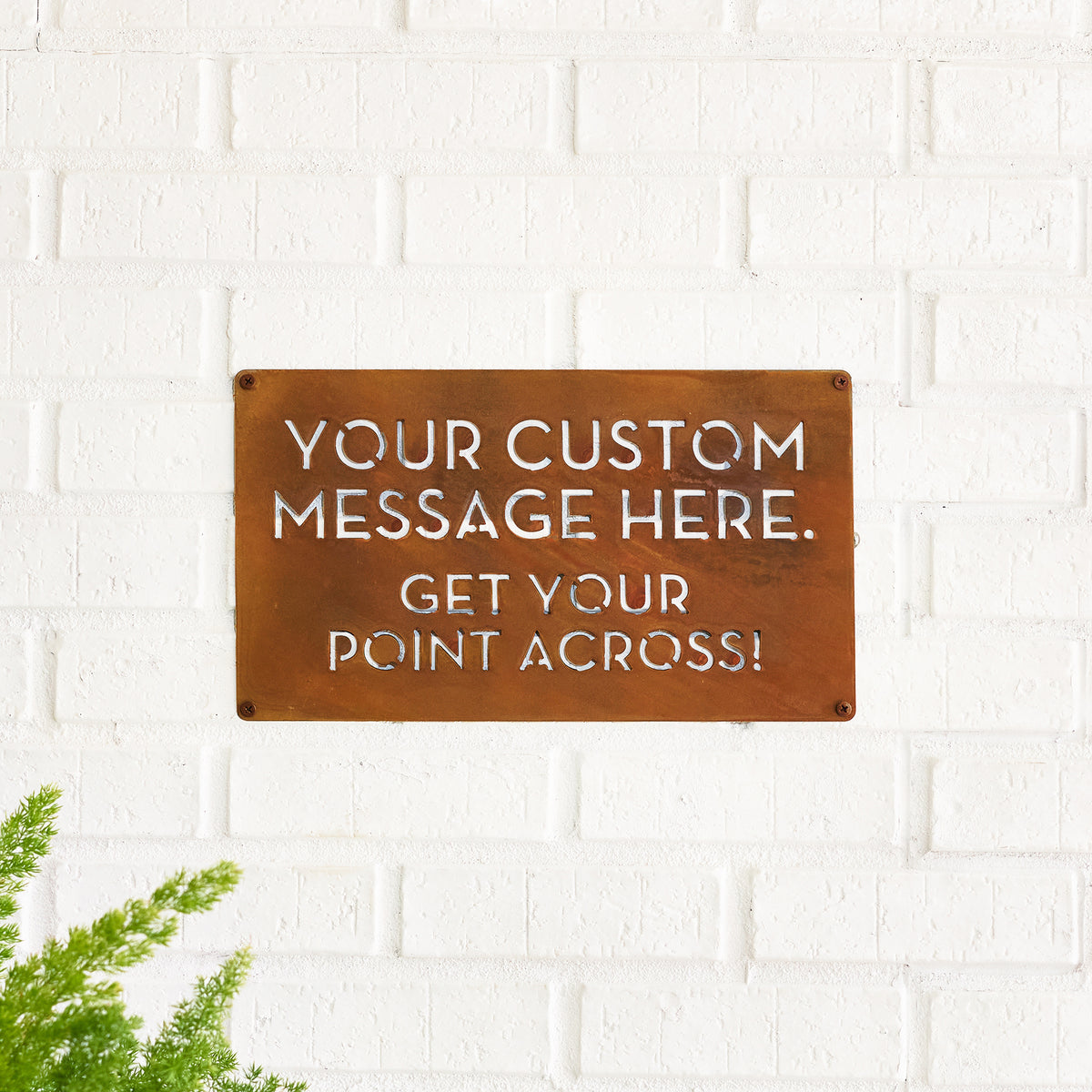 Customizable Wall Sign | Mod Mettle