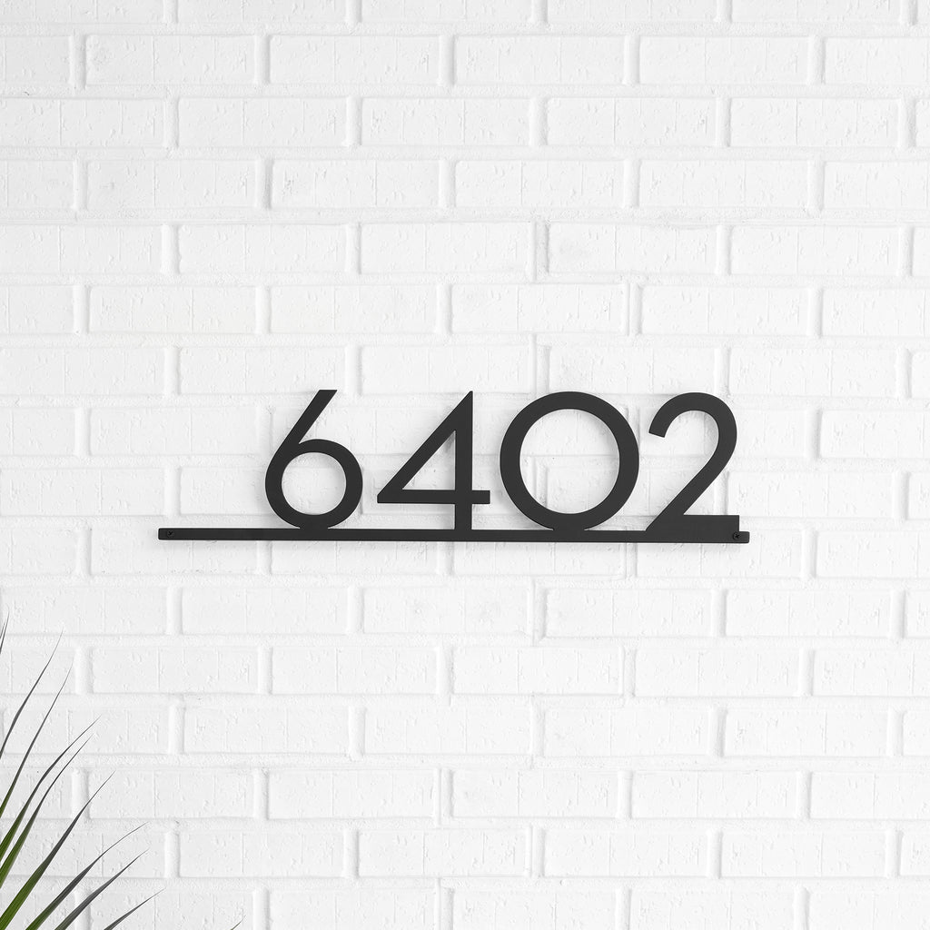 Mod Mettle XL Address Sign (7" or 8"H Numbers) - Mod Mettle