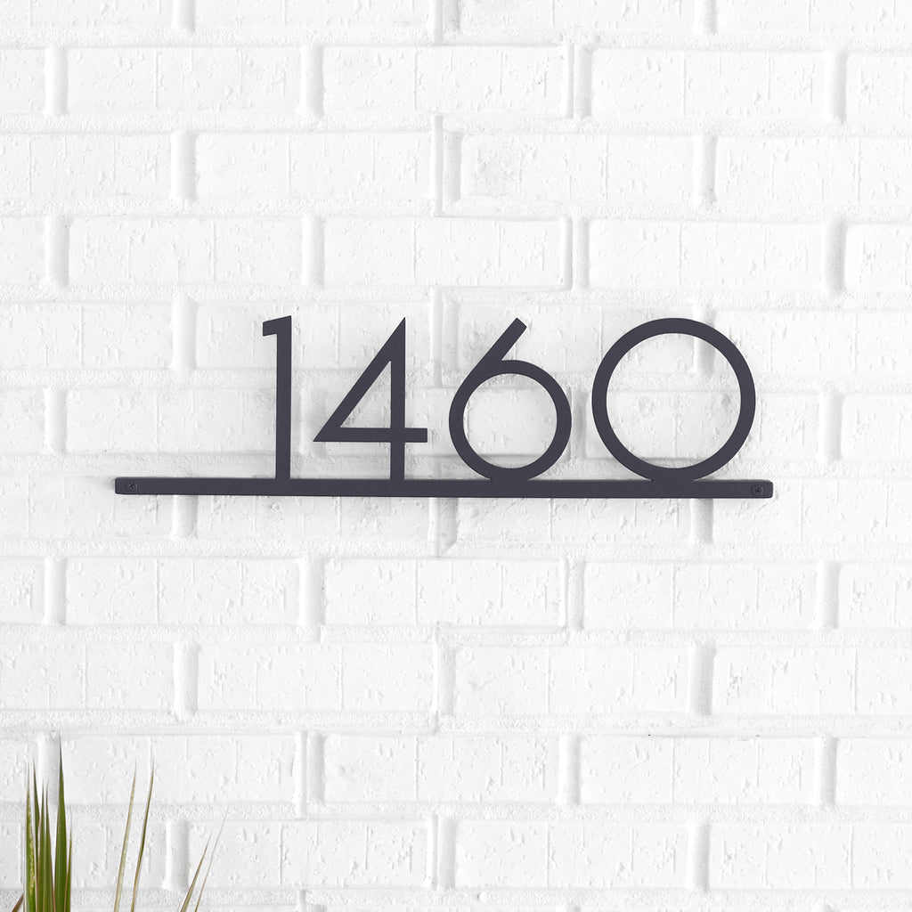 Mod Mettle XL Address Sign (7" or 8"H Numbers) - Mod Mettle