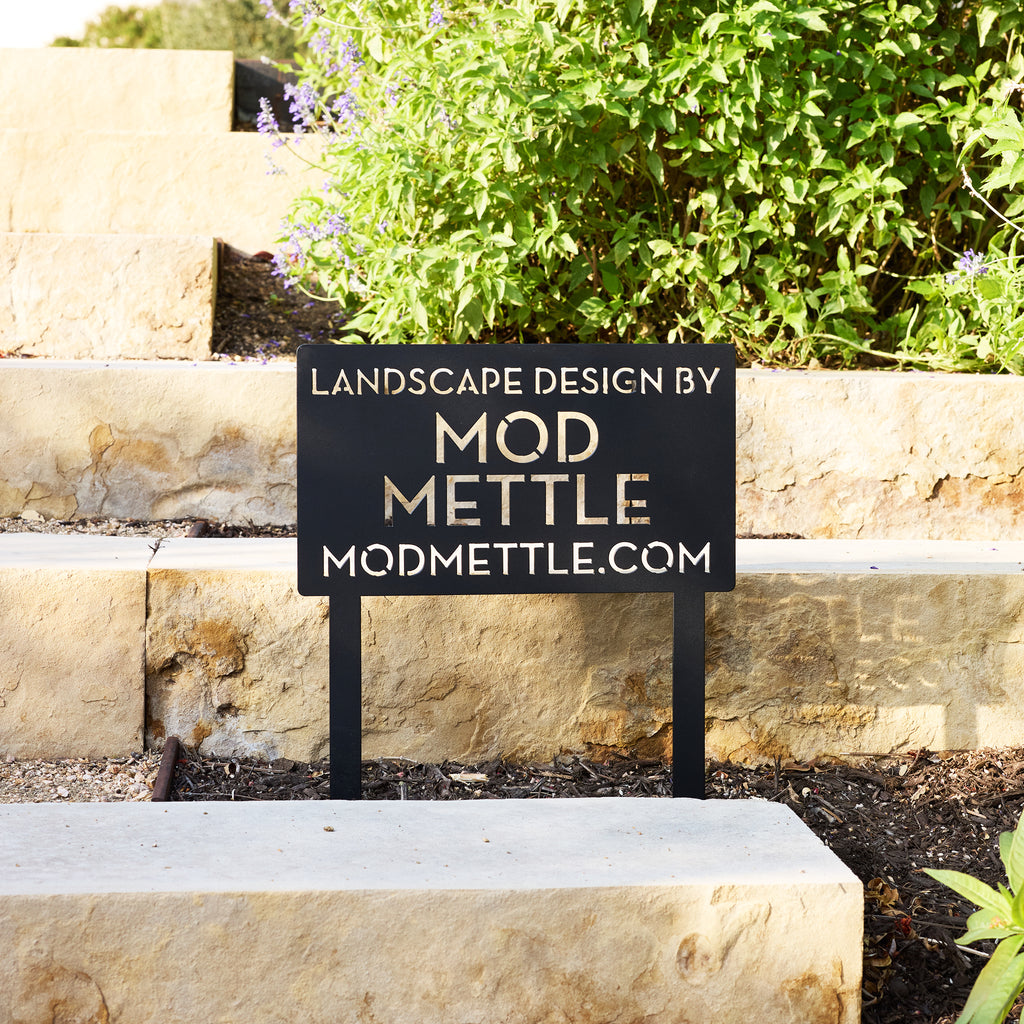 Mod Property. Sign Customizable Metal Yard Sign - Large– Mod Mettle