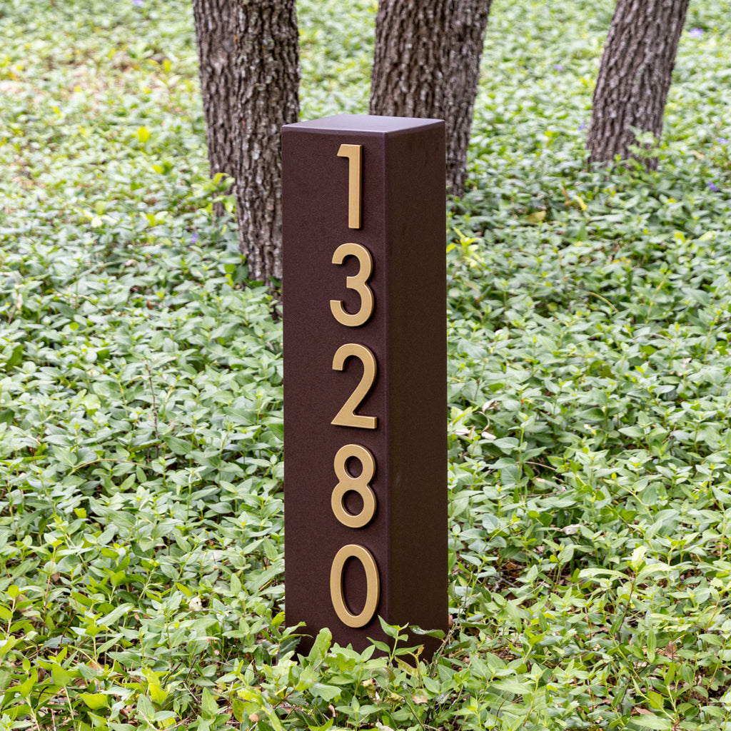 Deeds Rd Sign Post Walnut Creek Address Post Yard Sign | Mod Mettle
