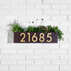 Clarkesville Planter with Brass, Black, Silver or White Numbers - Mod Mettle