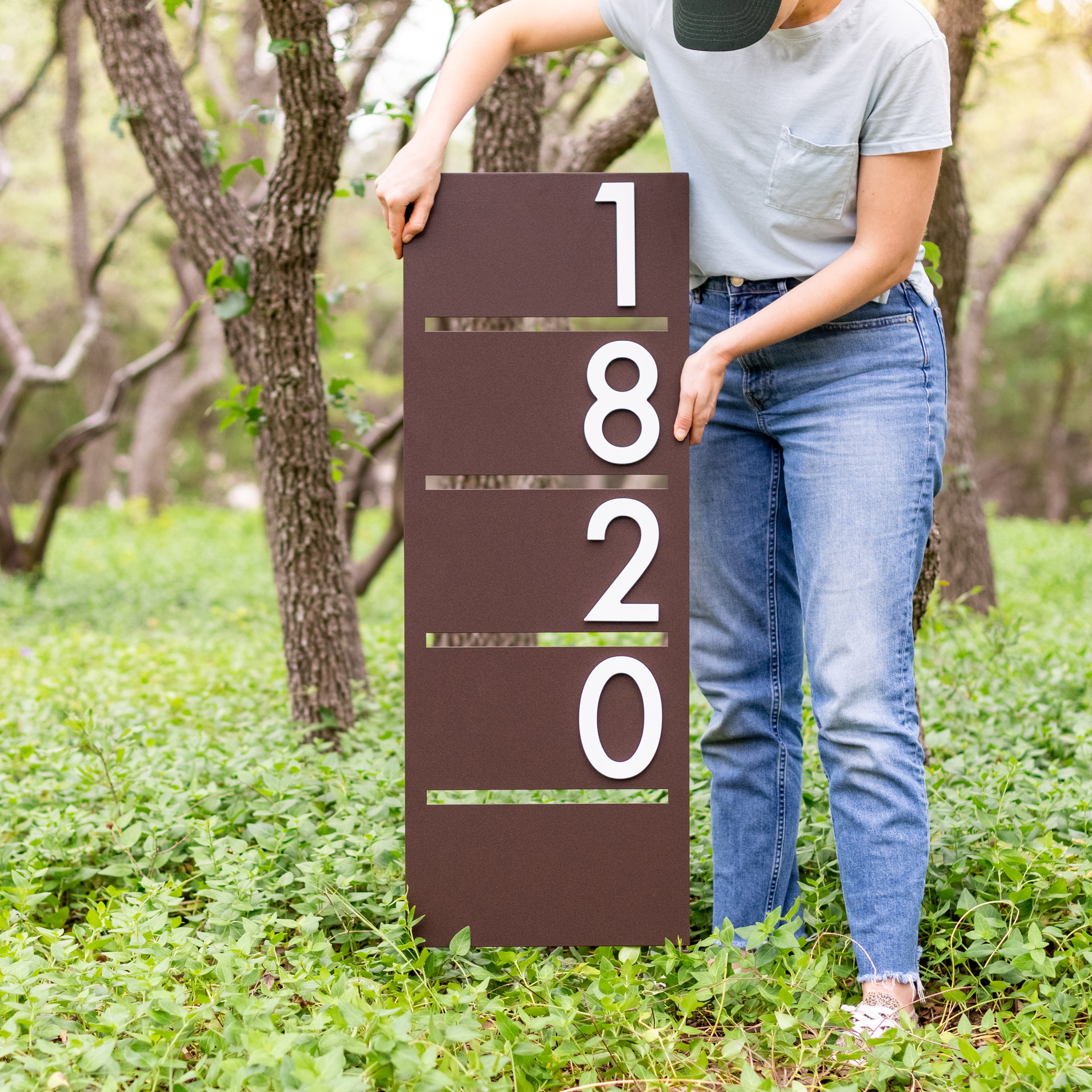 White Magnetic Address Numbers
