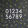 White Magnetic Address Numbers - Mod Mettle